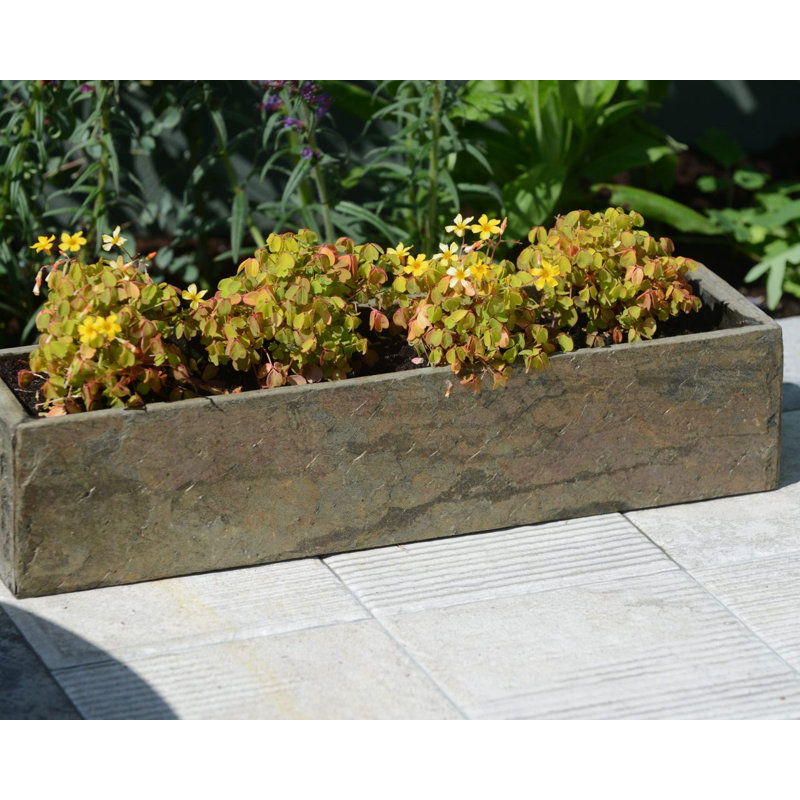 stone flower boxes